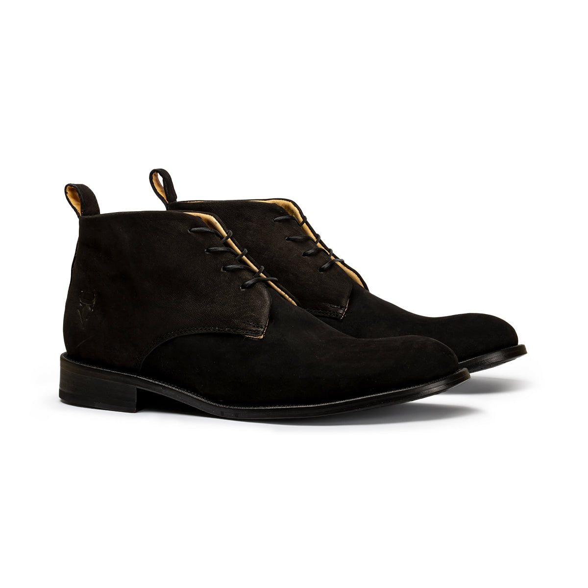 CALI NOBUCK NEGRO SUELA DE CUERO