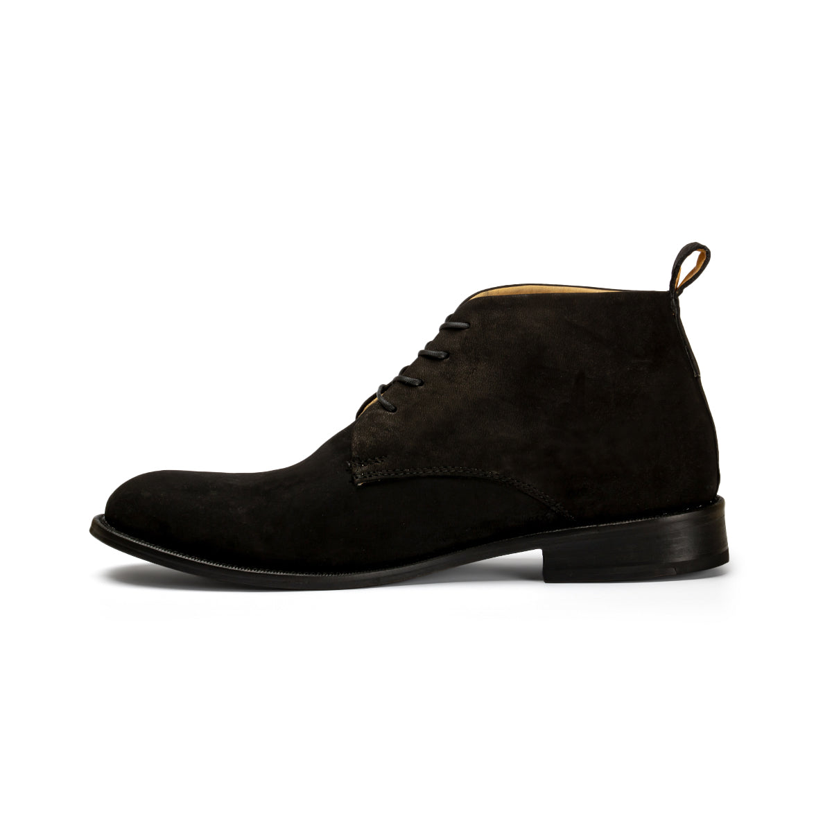 CALI NOBUCK NEGRO SUELA DE CUERO