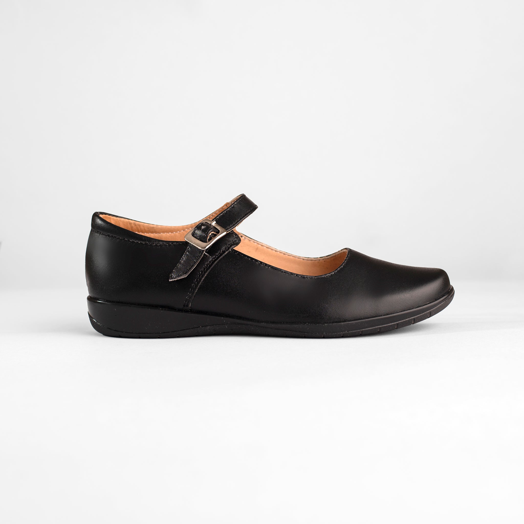 DB Zapato escolar hebilla de piel 3000