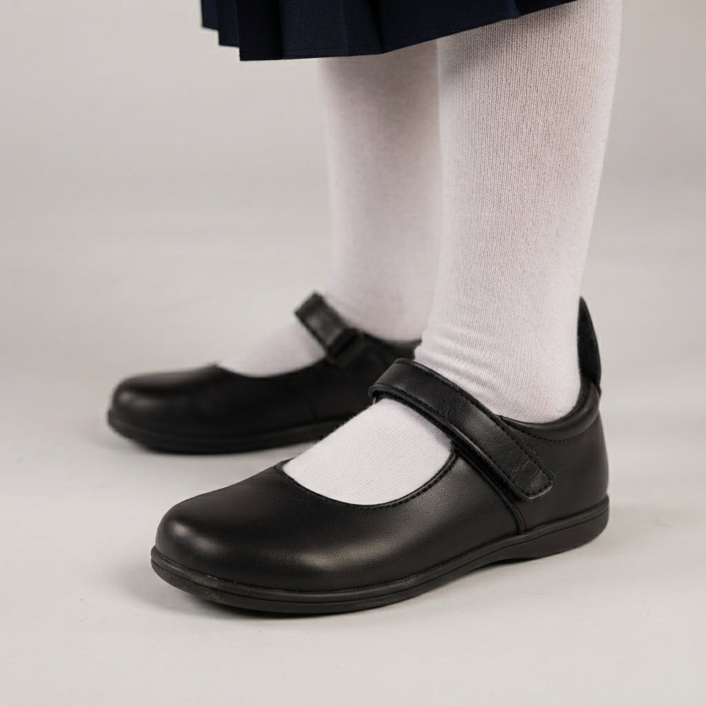 DB Zapato escolar velcro de piel 3002