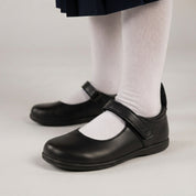 DB Zapato escolar velcro de piel 3002