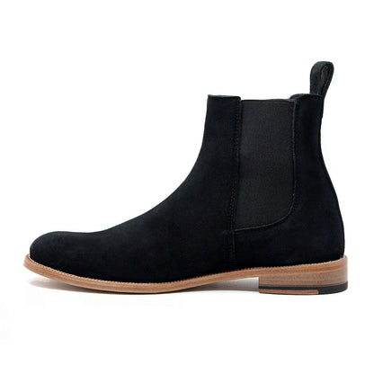 DENVER BLACK SUEDE LEATHER SOLE