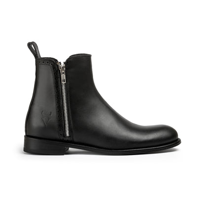 MEDELLIN PELIBUEY BLACK LEATHER SOLE