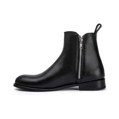 MEDELLIN PELIBUEY BLACK LEATHER SOLE