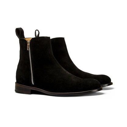 MEDELLIN BLACK SUEDE LEATHER SOLE