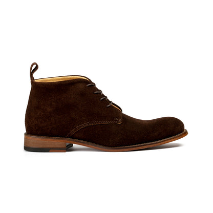 CALI SUEDE BROWN LEATHER SOLE