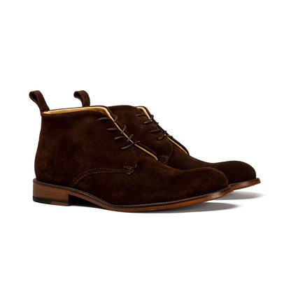 CALI SUEDE BROWN LEATHER SOLE