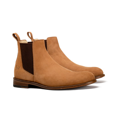 DENVER NOBUCK SAND LEATHER SOLE